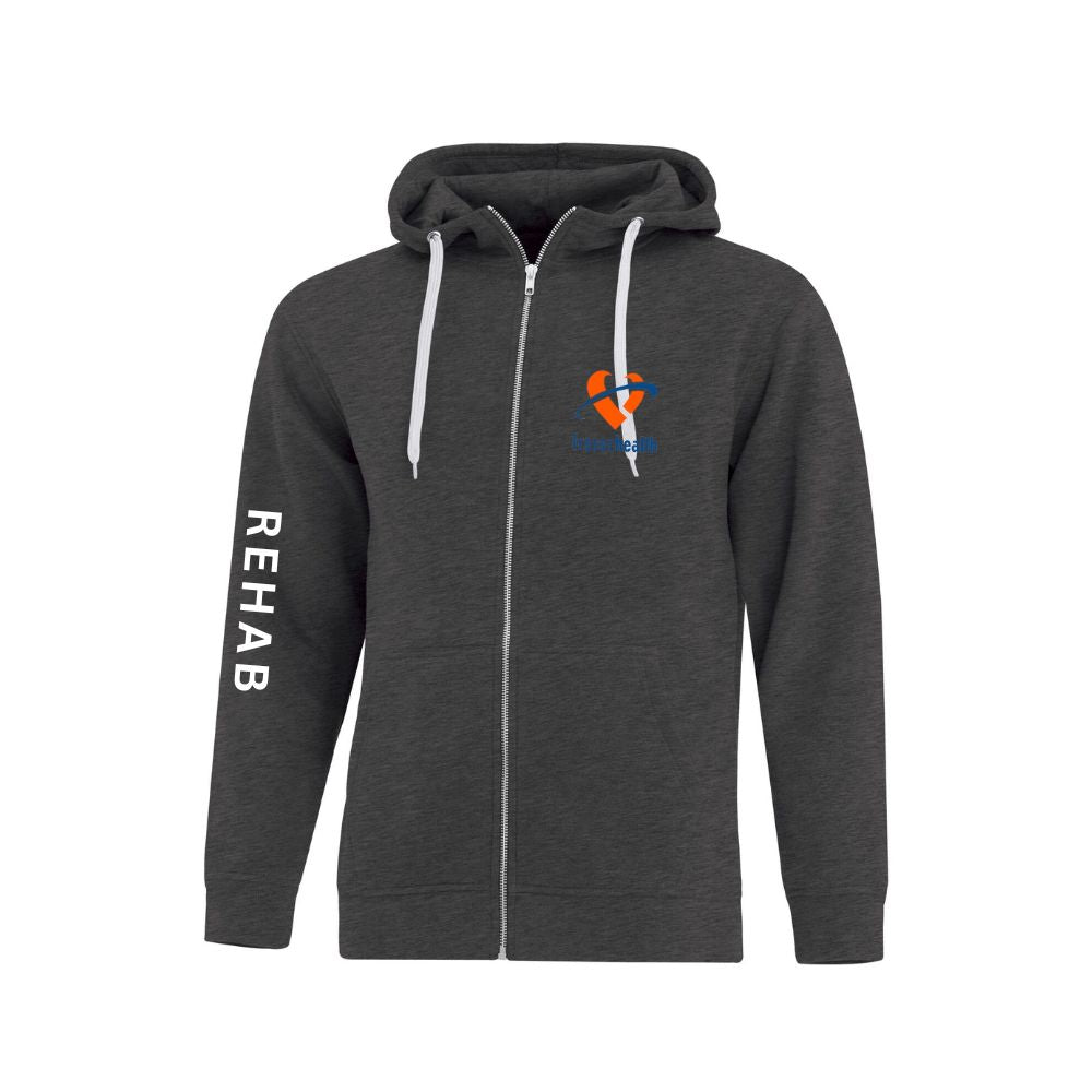 Fraser Health REHAB Core Zip Hoodie - Unisex