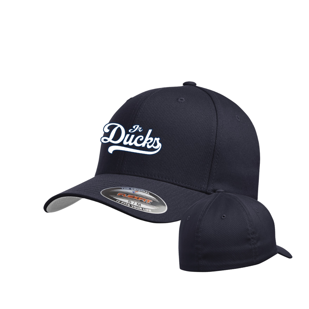 Jr Ducks Flexfit Wooly Combed Hat - Script Logo