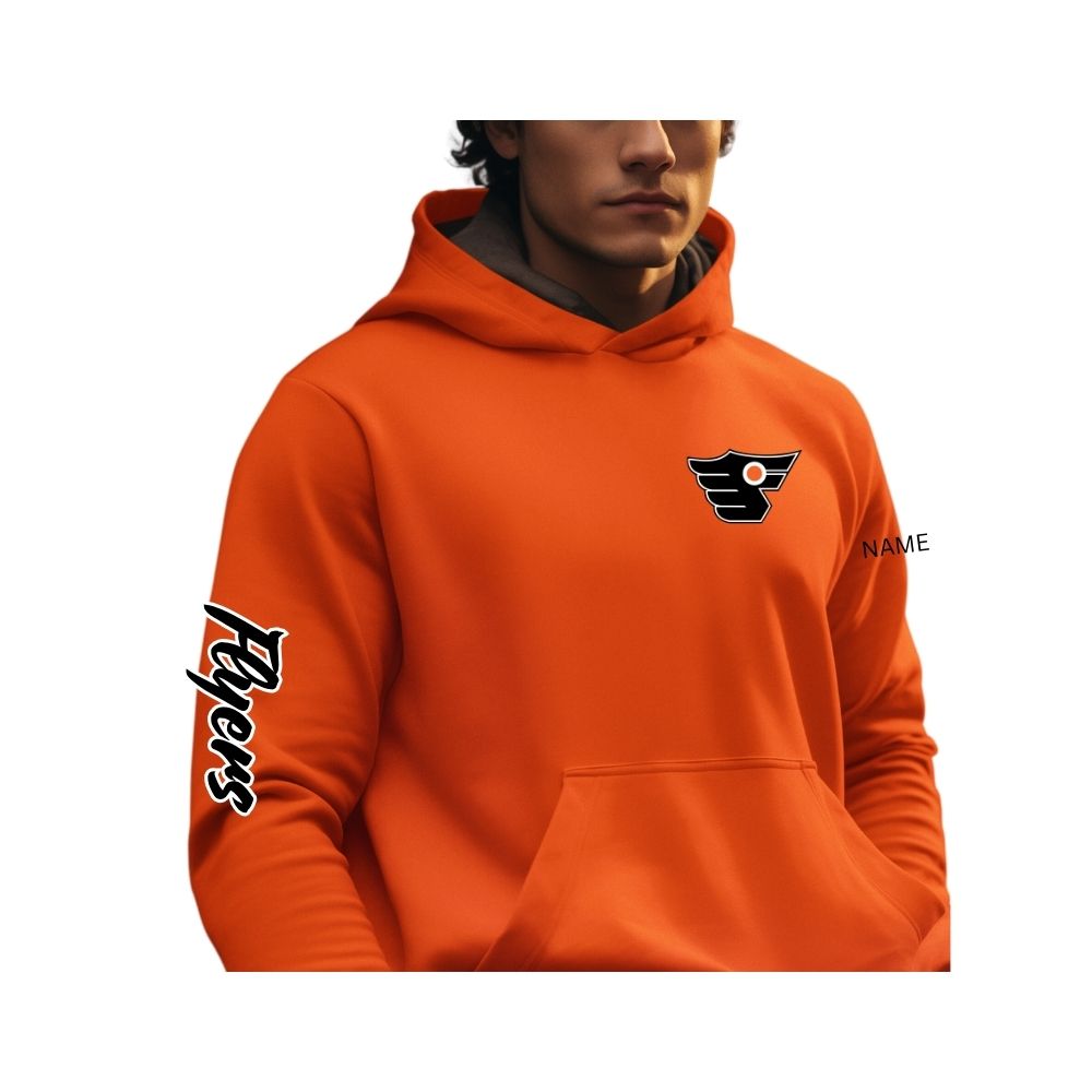 Fraser Valley Flyers Adult Orange Hoodie