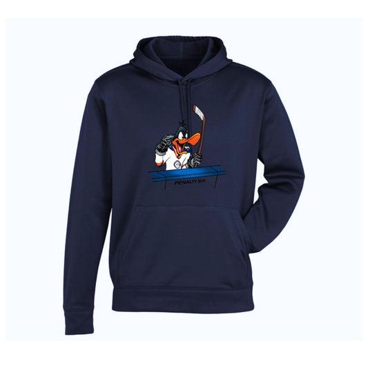 Little Ducks HC Mens Performance Hoodie with Daffy Duck Logo