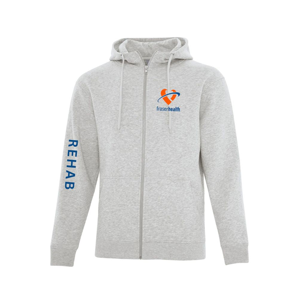 Fraser Health REHAB Core Zip Hoodie - Unisex