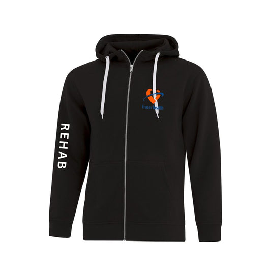 Fraser Health REHAB Core Zip Hoodie - Unisex
