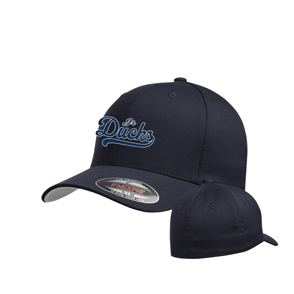 Jr Ducks Flexfit Wooly Combed Hat - Script Logo