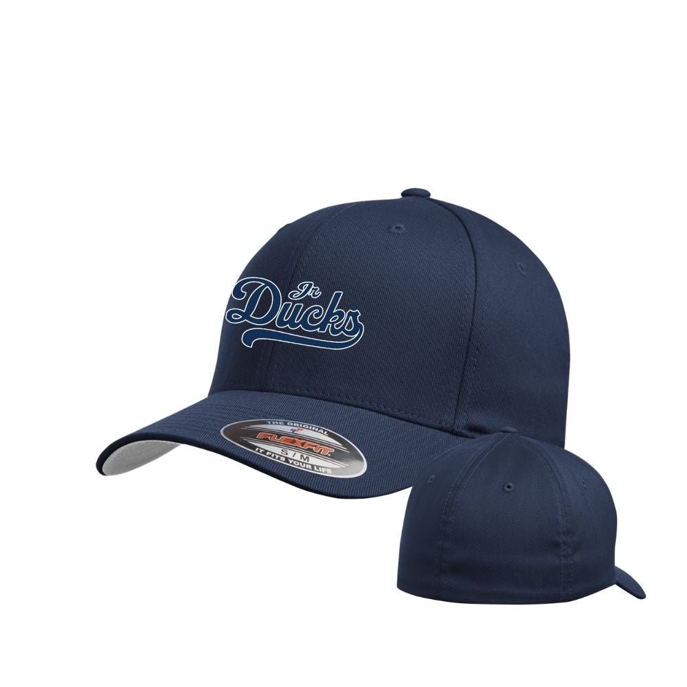 Jr Ducks Flexfit Wooly Combed Hat - Script Logo