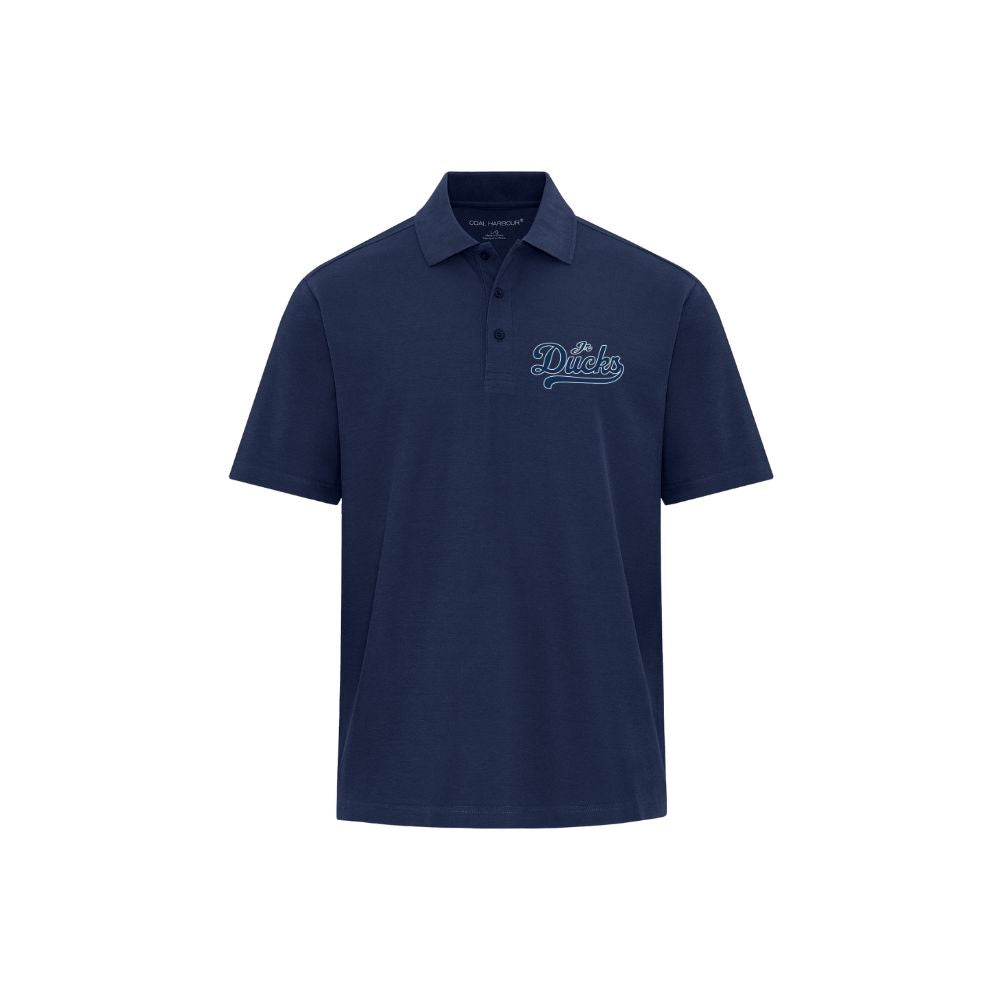 Jr Ducks Adult Polo Shirt - Script Logo