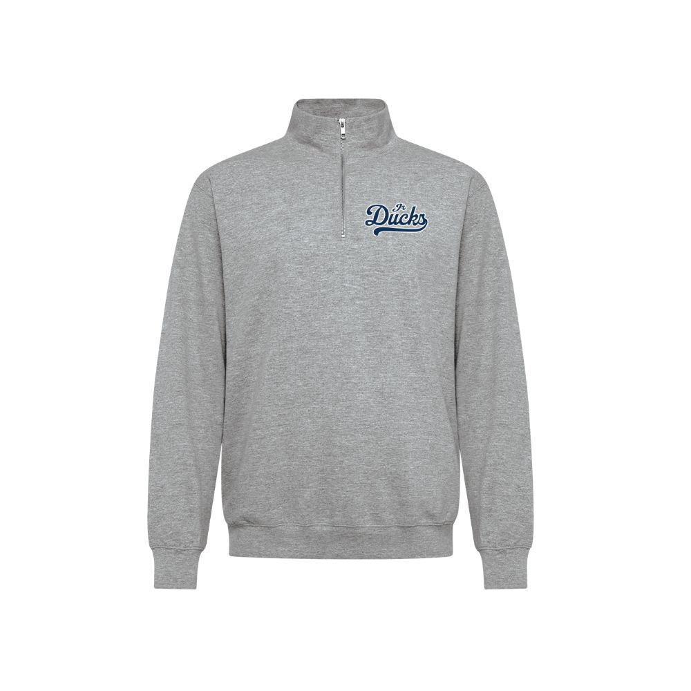 Jr Ducks Script Logo 1/4 Zip - Adult