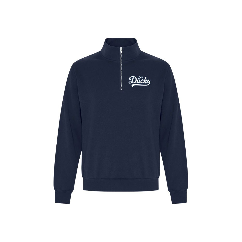 Jr Ducks Script Logo 1/4 Zip - Adult