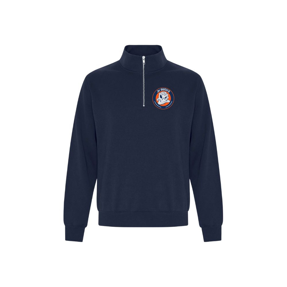 Jr Ducks Circle Logo 1/4 Zip - Adult