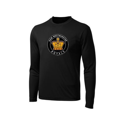 New West Royals Long Sleeve Dryfit Shirt - Adult