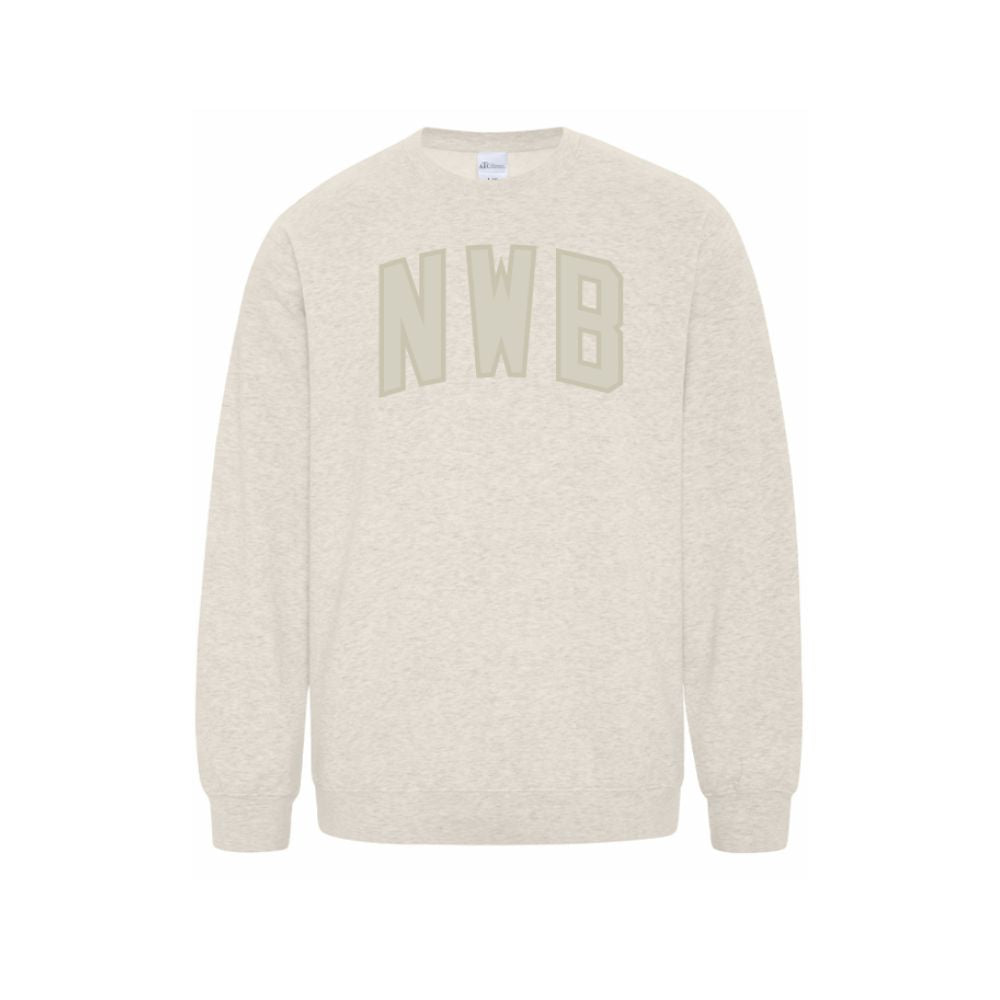 NWB Tone on Tone Crewneck Sweatshirt - Adult