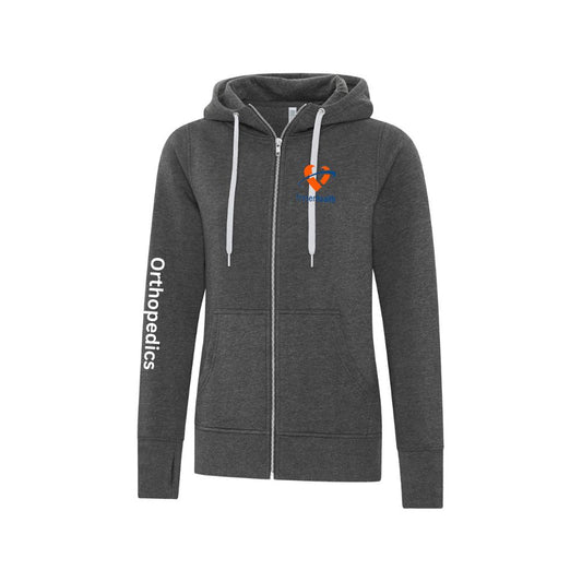 Fraser Health Core Orthopedics Zip Hoodie - Ladies